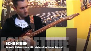 Guitar Solo | ECHO ETUDE - Yngwie Malmsteen - 1991