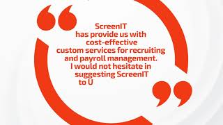 At Screenit Our Customers Say 2