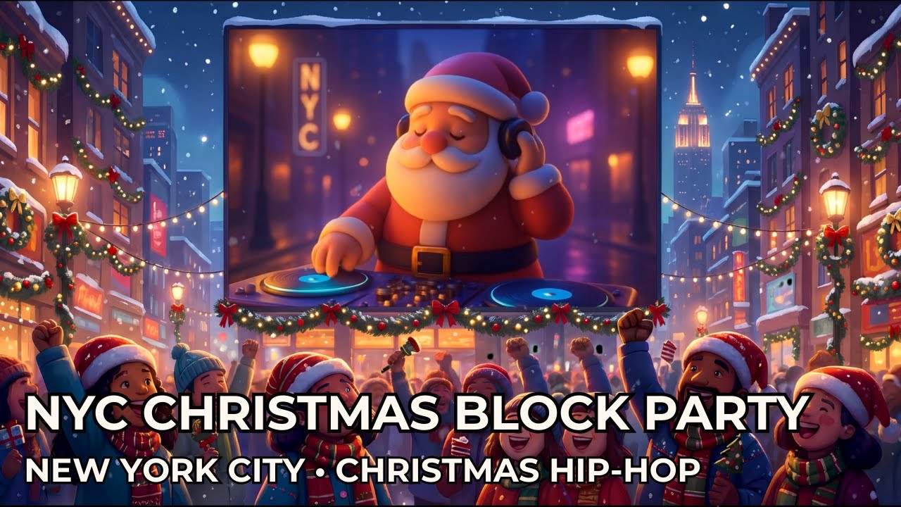 Рождественская вечеринка в Нью-Йорке 🎄 Праздничная хип-хоп атмосфера и энергия города