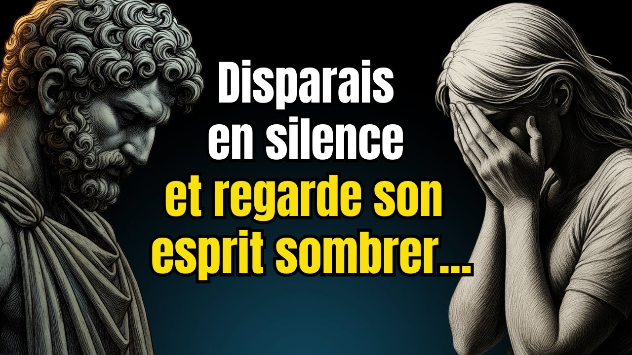 Disparais sans un mot… et observe son esprit s’effondrer.