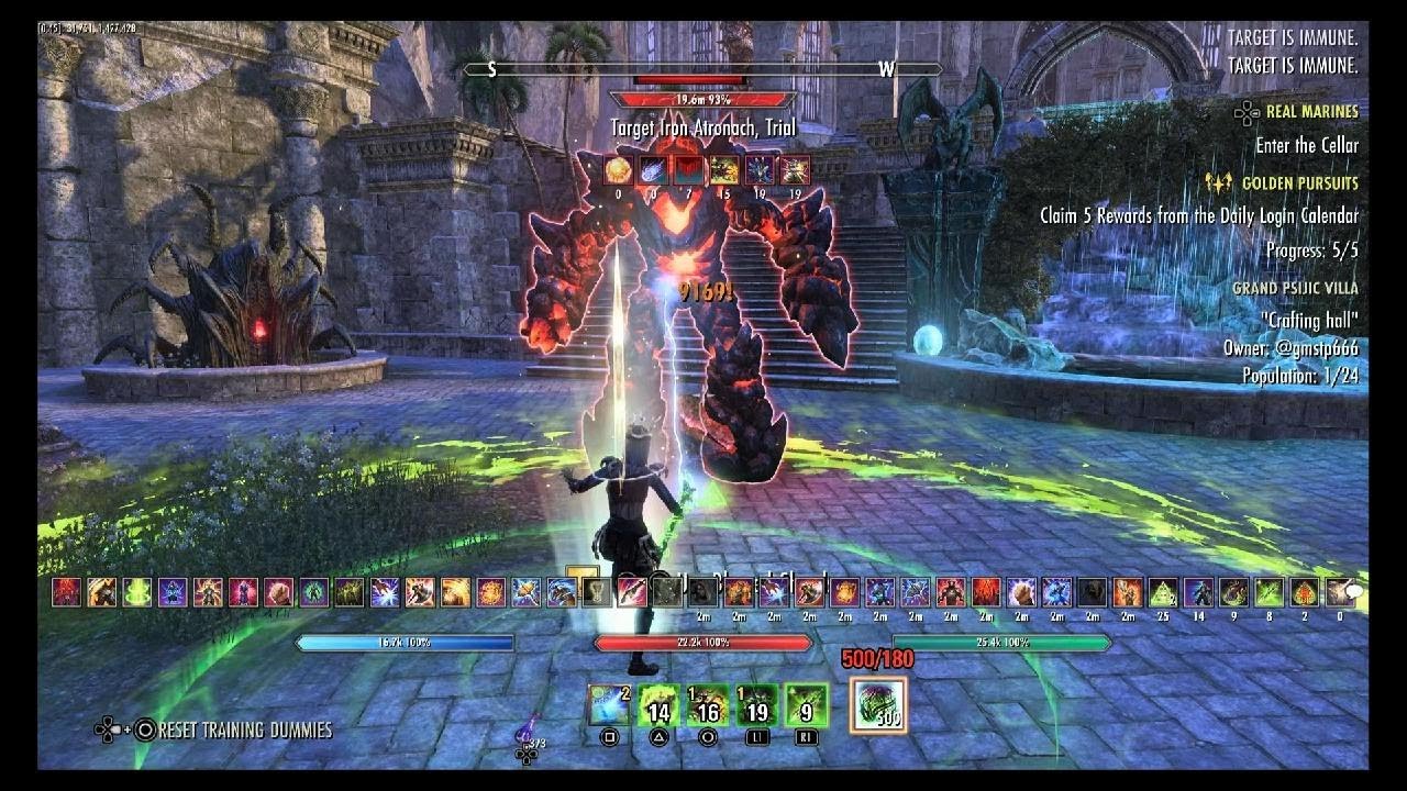 The Elder Scrolls Online arc parse 33k in works - YouTube