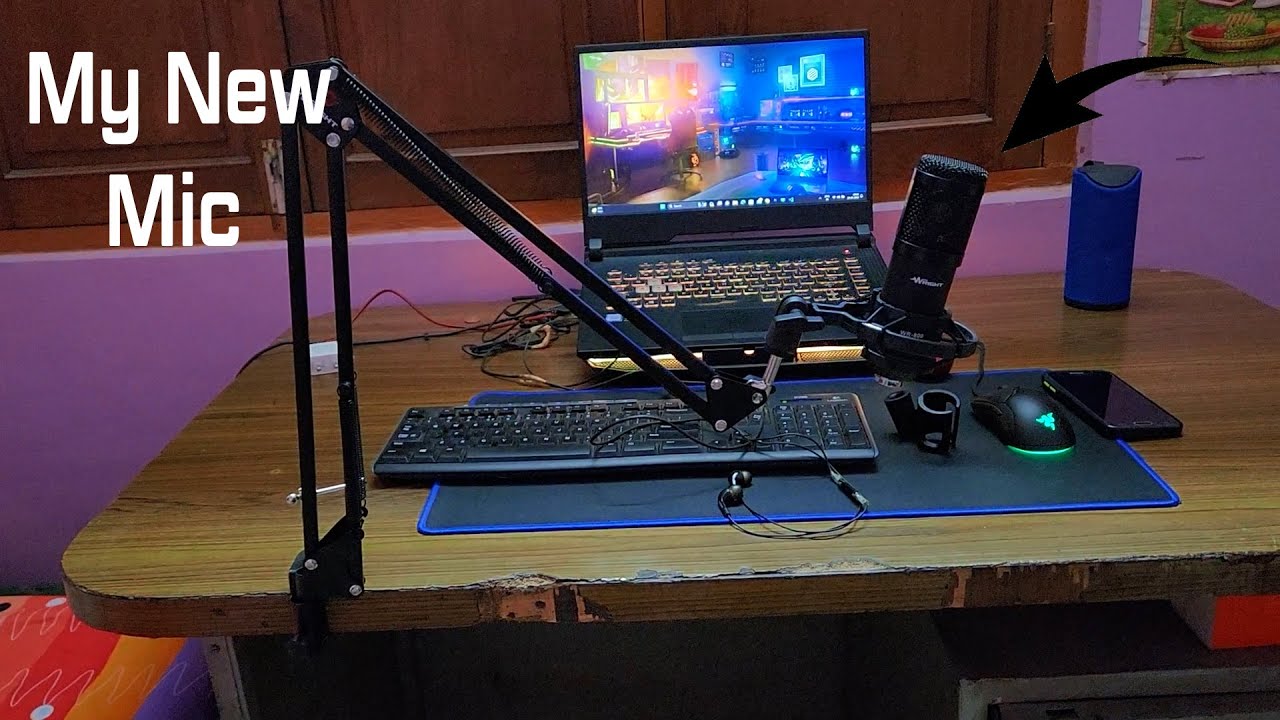 My New Mic wright wr bm 800 condenser microphone CAPTAIN DREAMER