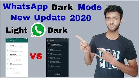 Finally Whatsapp Get Dark Mode || Whatsapp New Update|| How To Enable WhatsApp Dark Theme||
