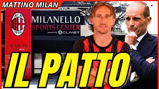 IL PATTO! A MILANELLO UN ACCORDO. JUVE-MILAN COME ESEMPIO | Mattino Milan