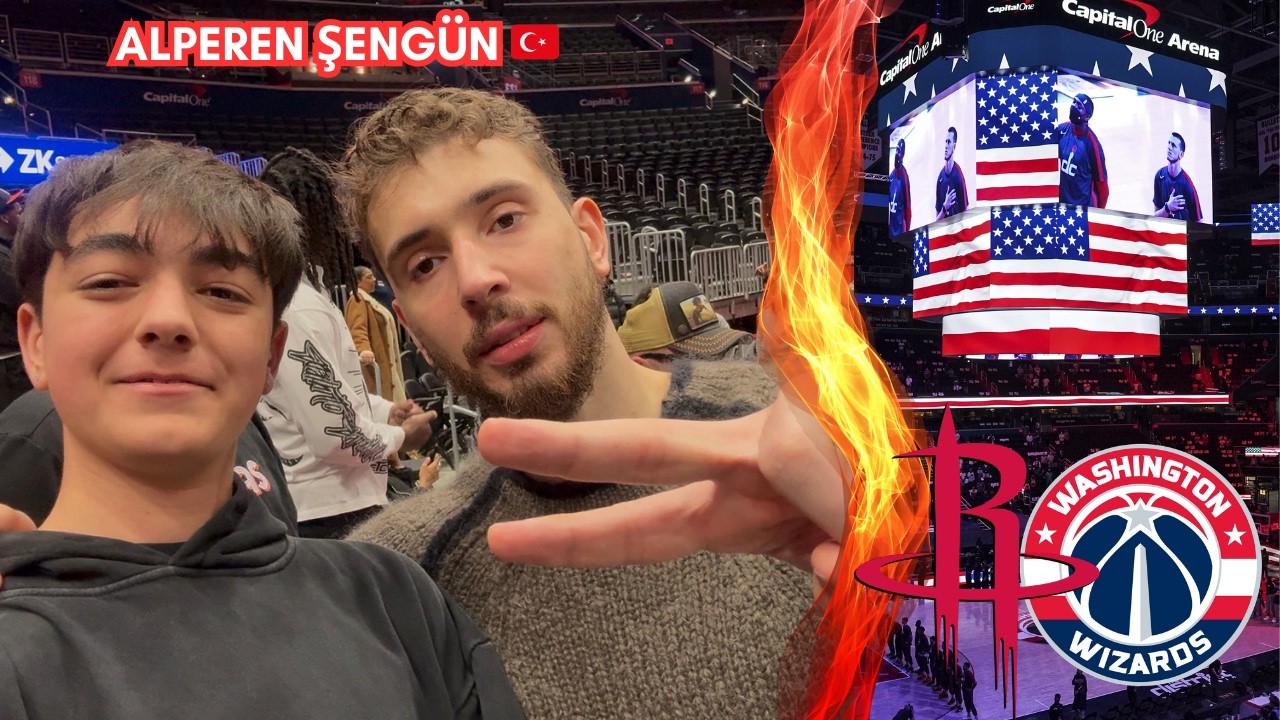 NBA’de Alperen Şengün! 🇹🇷 | Rockets vs Wizards NBA Maç Günü Vlogu