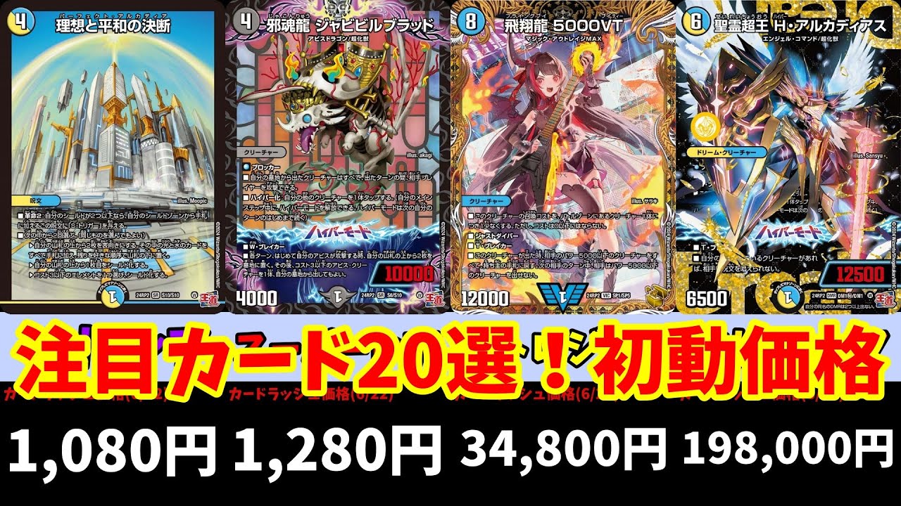 カイザーオブハイパードラゴン】注目カードの初動はいくら カイザーオブハイパードラゴン】注目カードの初動はいくら