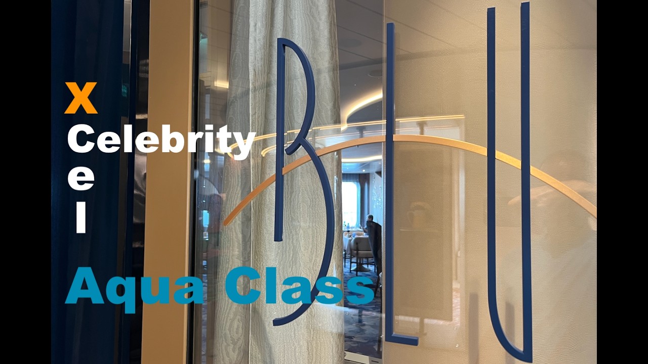 Blu Restaurant Celebrity Xcel Aquaclass only! Except Retreat if space available.