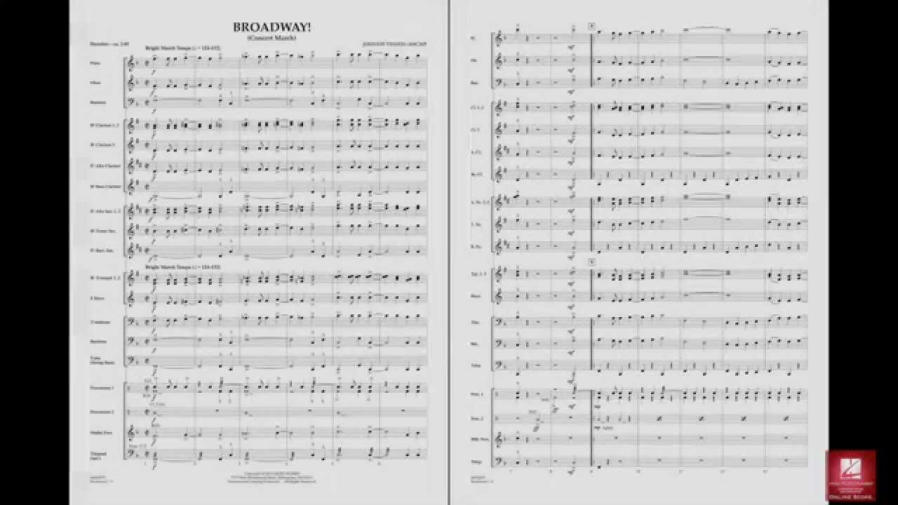 Broadway! (Concert March) by Johnnie Vinson