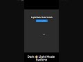Dark🌑 to light🕯️switch mode HTML CSS and JAVASCRIPT #darkmode #webdevelopment #coding #technology