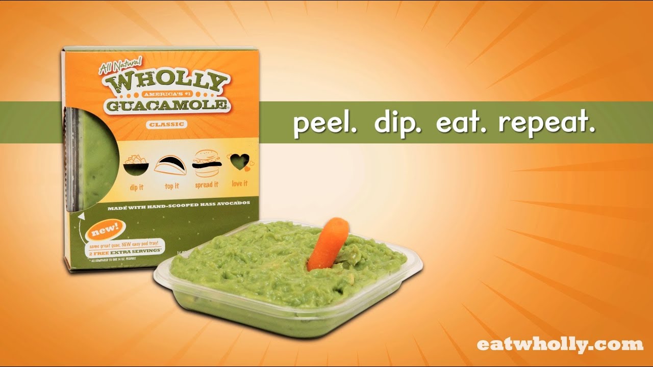 Wholly Guacamole Commercial - Easy Peel Trays