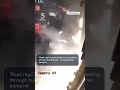 ‘Road rage’ incident leads to car smashing through building wall and pedestrian being hit | 5 News