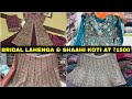 D.D.S The Designer Tolichowki Bridal Concep Lahenga Shaahi Koti &amp; Partywear Dress Materials 