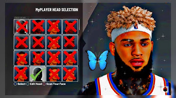 THE BEST COMP FACE CREATION IN NBA 2K21! THE MOST INTIMIDATING FACE CREATION IN THE GAME!!! 😈