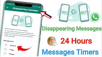 WhatsApp Default Message Timer New Update | WhatsApp Disappearing Message 24 Hours New Update 2021