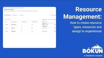 Resource Management Series: Creating resources, resource types and assigning them to Experiences