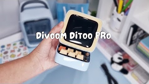 Mini PC GAMER Retro Speaker | Divoom Ditoo Pro Pixel Art