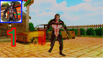 Scary Monkey Horror Scream 3D gameplay walkthrough part-1 (iOS/Android)