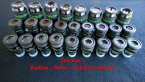 TeleVue's Radian - Delos - DeLite eyepieces compared - 天天要聞