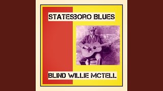 Video thumbnail of "Blind Willie McTell - Dark Night Blues"