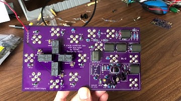 9 circle RX array combiner board with integrated pre-amp