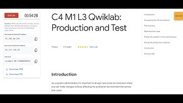 C4 M1 L3 Qwiklab: Production and Testing || #qwiklabs || #coursera