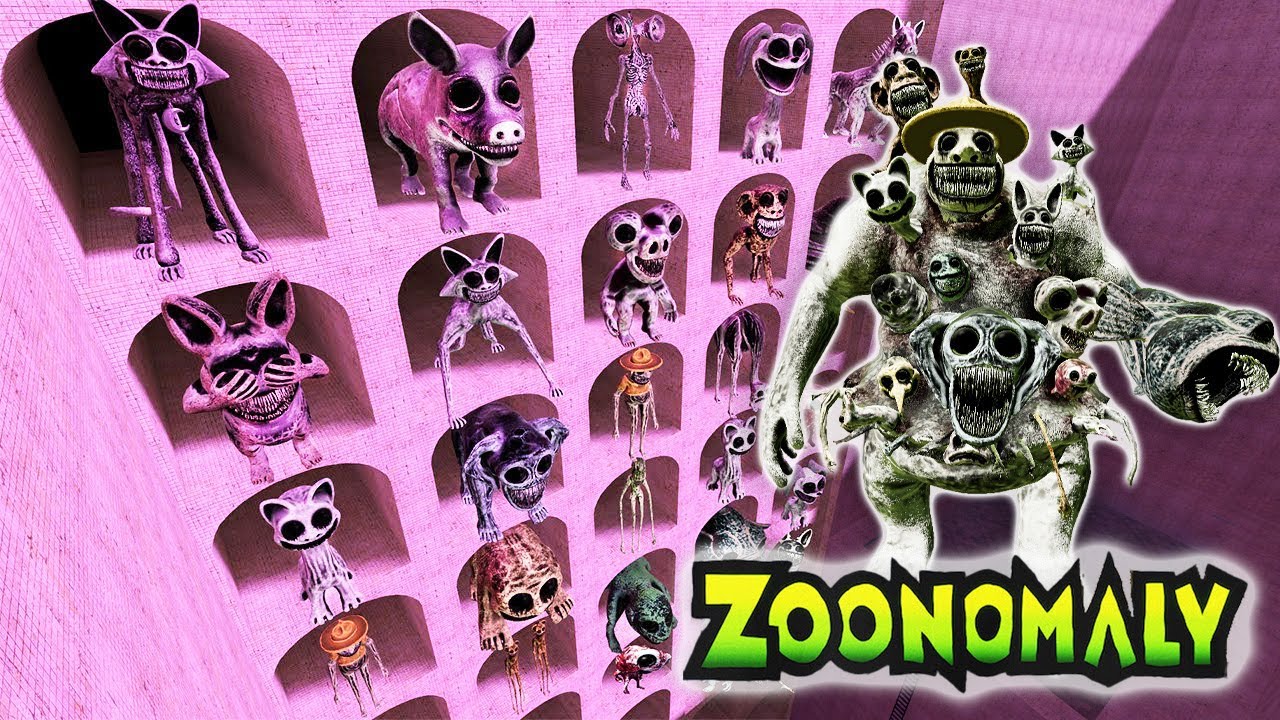 УНИЧТОЖЬТЕ СЕМЬЮ МОНСТРОВ ЗУНОМАЛИИ в БАССЕЙНЕ БЕЗДНЫ (песочница Garry's Mod)