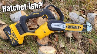 DEWALT 20V 8" Brushless Pruning Chainsaw Review DCCS623B  DCCS623L1