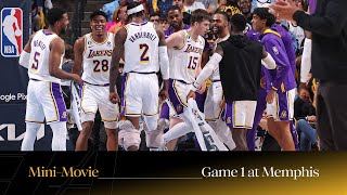 MiniMovie: Lakers Take Game 1 in Memphis | 2023 NBA Playoffs