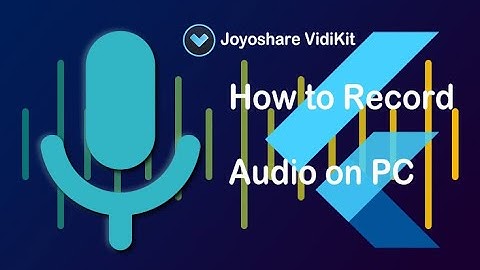 How to Record Audio on PC | Joyoshare VidiKit User Guide
