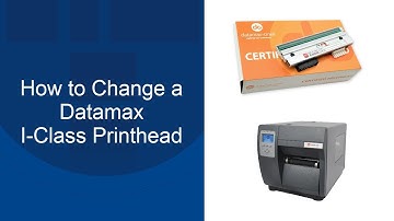 How to Change a Datamax I-Class Printhead