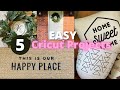 5 Cricut Project you need to make