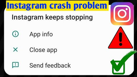 How to fix Instagram crash problem today | instagram crashing problem | auto back problem Instagram