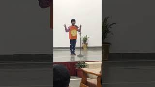 poem Recitation  first prize