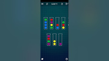 Ball Sort Puzzle - Color Sorting Games Level 11 Walkthrough Solution Android/iOS