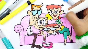 Coloring Dexter from Dexter