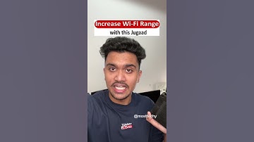 Increase Wi-Fi Range wih this Jugaad! 📶 #shorts