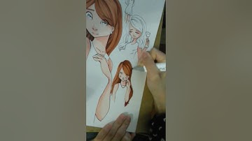 SPEED DRAWING *CREATING A NEW CHARACTER WITH TOUCHFIVE MARKERS*