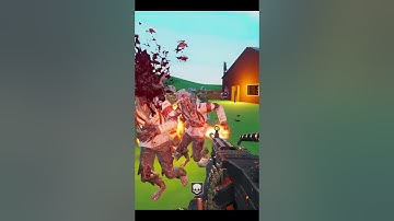 M249 Light Machine Gun VS 100 Zombies 🤯 #gaming #codclips #zombieshorts