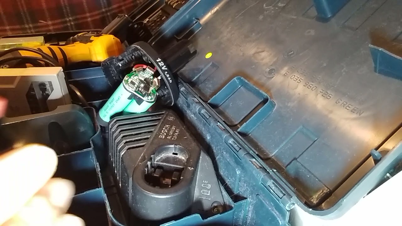 Простая переделка аккумулятора шуруповерта  на Li-ion (Bosch GSR-12-2) и новый шуруповерт в плюсе.