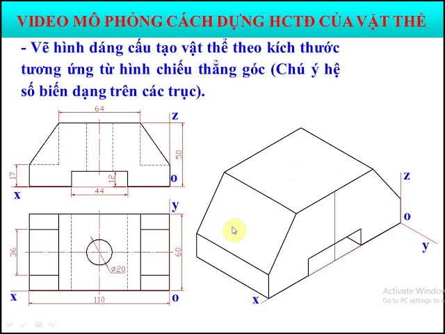 Vẽ hình chiếu trục đo chi tiết: Chắc chắn bạn sẽ thích thú khi nhìn thấy những hình chiếu trục đo chi tiết và được vẽ tinh xảo. Những chi tiết vẽ mô phỏng độ chính xác cao, giúp bạn dễ dàng đọc và hiểu được thông tin về đối tượng. Điều này sẽ giúp bạn nâng cao kiến thức và kỹ năng của mình.