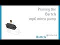 Priming the bartels mp6 micropump  bartels mikrotechnik