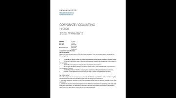 HI5020  2023 T2 INDIVIDUAL ASSIGNMENT #casestudy #ACCOUNTINGASSIGNMENT