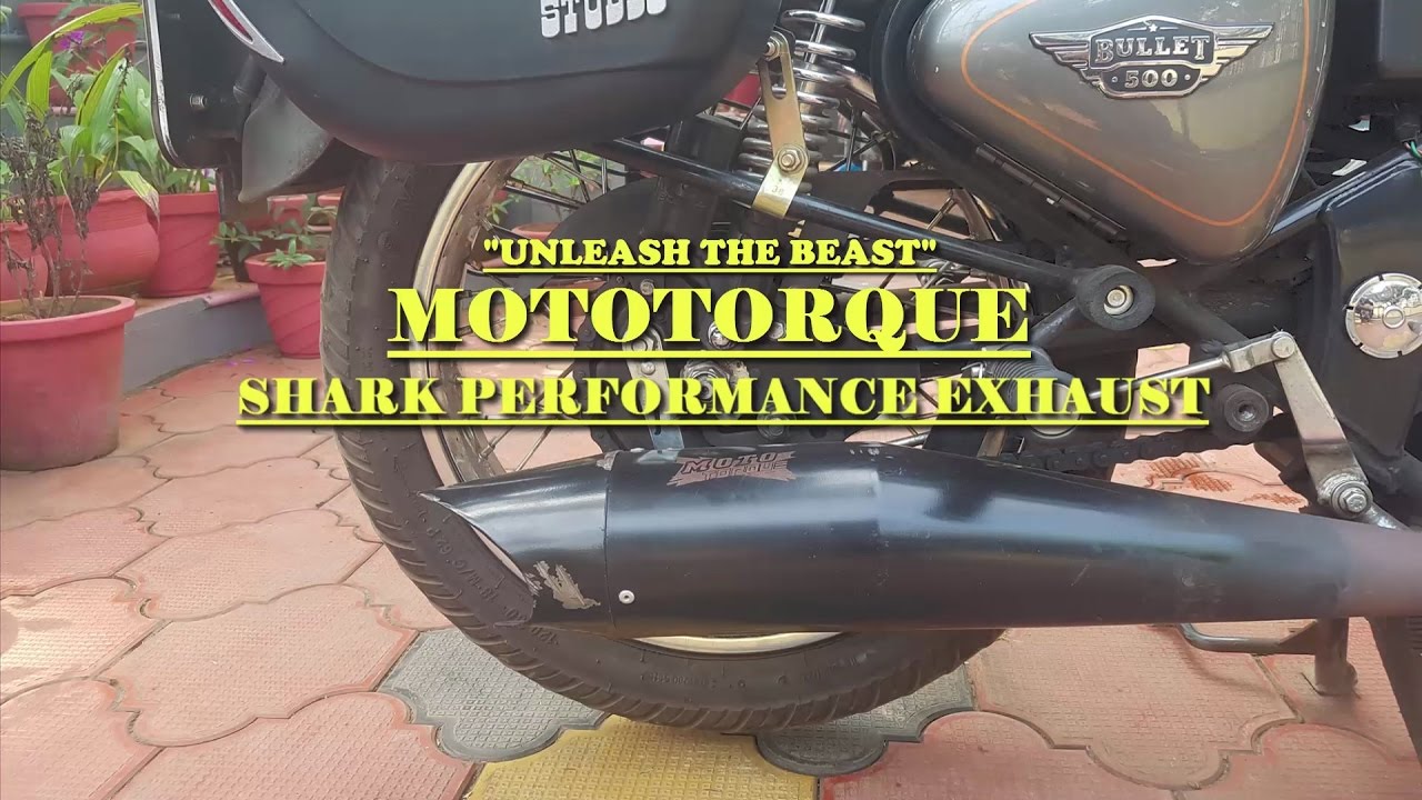 shark exhaust for royal enfield