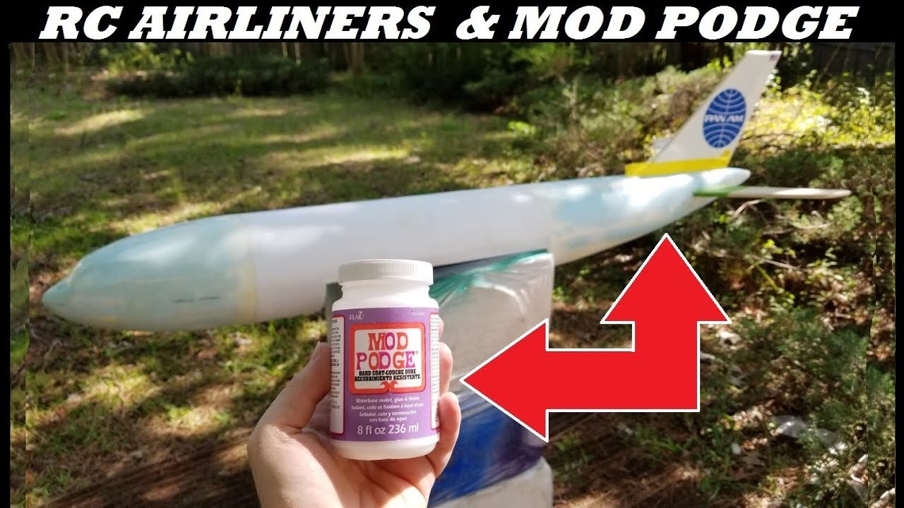 RC Foam Airplane Laminate Mod Podge Part-2 [4K]