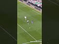 Comert kicks another ball at vincius to stop an attack