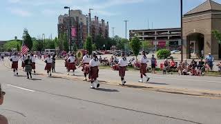 Elmhurst Memorial Day parade 2022 Chicago Highlanders Pipes and Drums!!