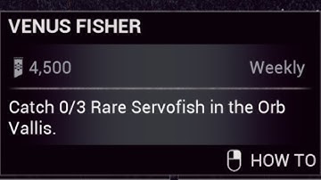 How to Catch Rare Servofish in the Orb Vallis in Warframe