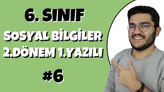 6.Sınıf Sosyal Bilgiler 2.Dönem 1.Yazılı