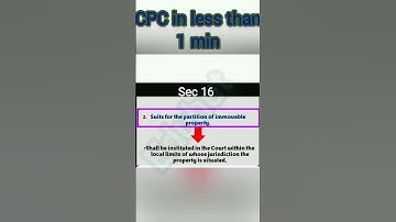 Sec16cpc#cpc notes#shorts#jurisprudence