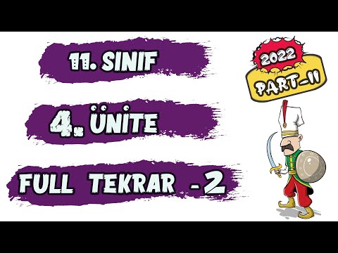 11. Sınıf Tarih 4. Ünite -2 Osmanlı Devleti’nde Modern Orduya Geçiş - 2022 TYT AYT